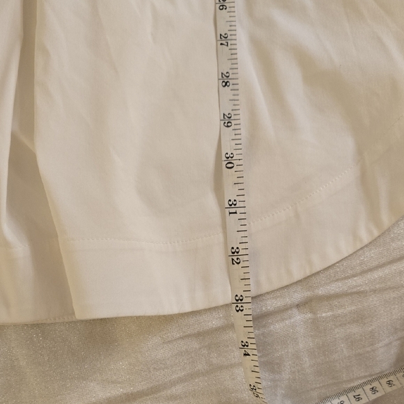 Lafayette 148 New York White Notched Collar Mini Dress Maternity - Picture 13 of 15